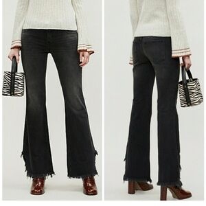 We The Free Black Flare Jeans